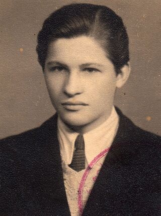 Oldřich Čunek, přelom 40. a 50. let. Zdroj: archiv pamětníka